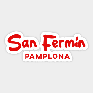 Feria San fermin Sticker